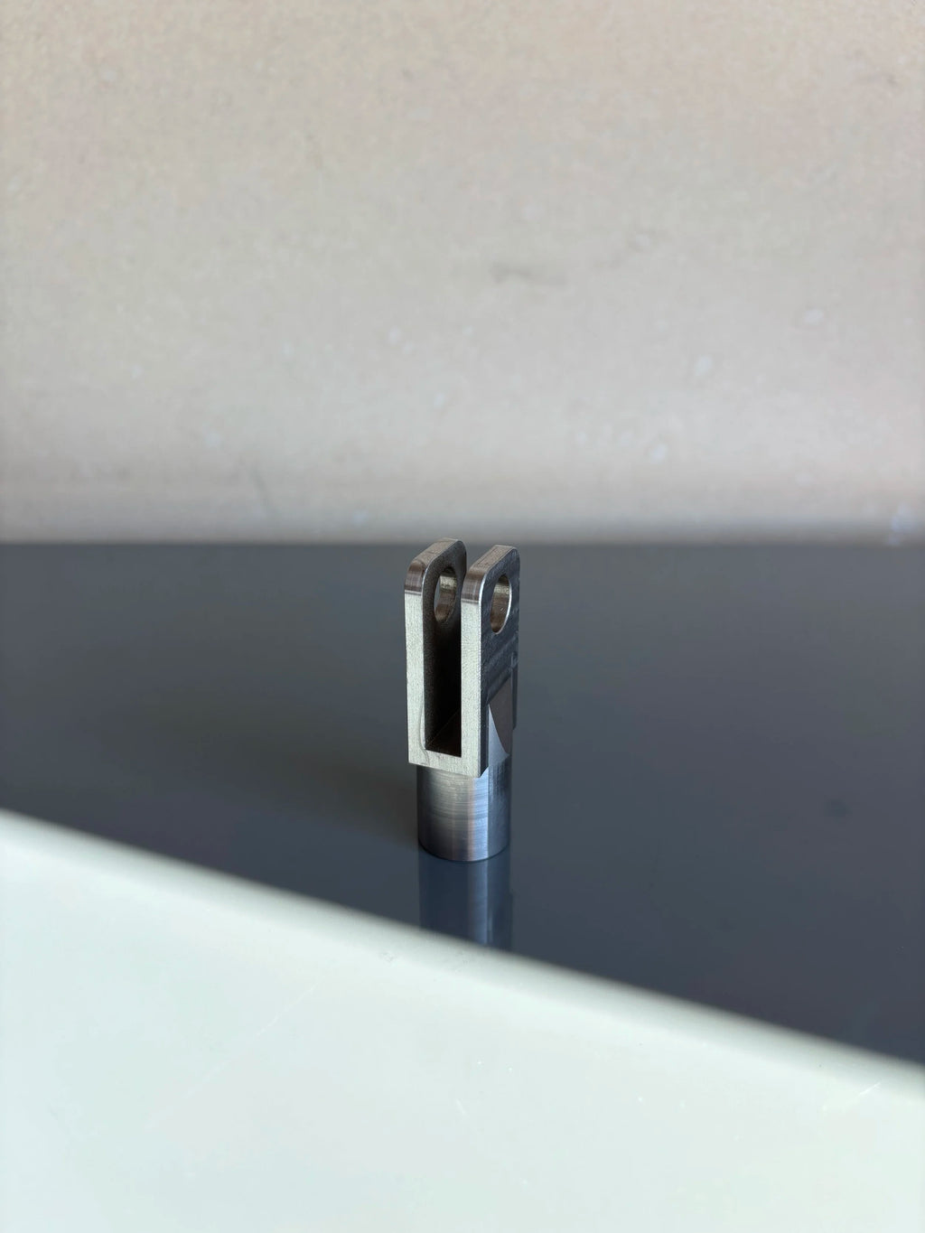Brake booster clevis machined face